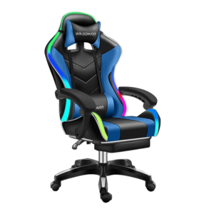 high quality gaming chair in blue